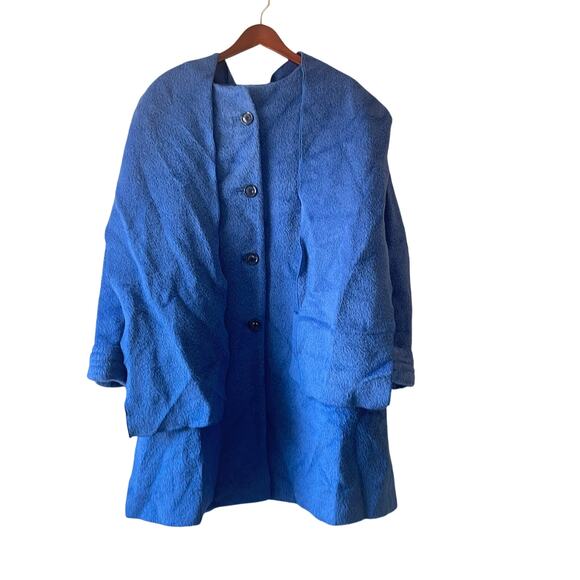 Z From Zenobia Womens Size 20 blue Alpaca Wool Knit Jacket - Picture 1 of 8